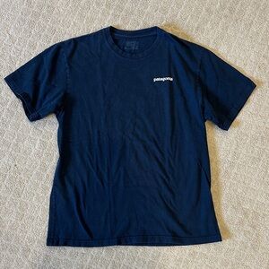 Patagonia Men's Dark Blue Short Sleeve Tee